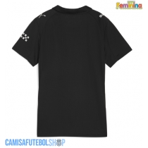 Camisa de time de futebol Manchester City Replicas 2º Equipamento Feminina 2025-26 Manga Curta